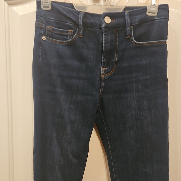 Frame Denim Dark Blue Cropped Bootleg. - Picture 1 of 5